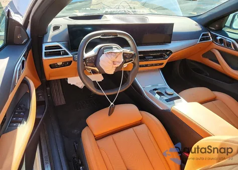 2025 BMW 430I z USA, uszkodzony, nr VIN WBA33DB00SCS60406